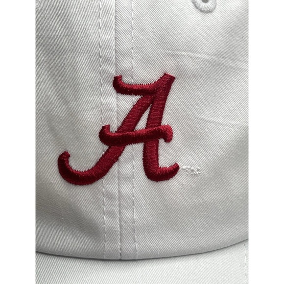 Alabama Crimson Tide Tusk Wear Hat Women's White With Red A - Picture 2 of 8
